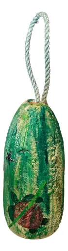 [8864] Hand-painted Turtle Buoy