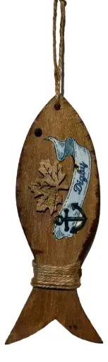 Handpainted Wooden Digby Fish