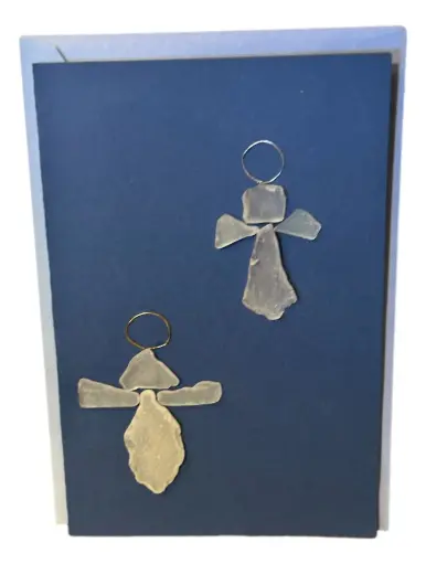 [11723] Sea Glass Angels (2) Christmas Card