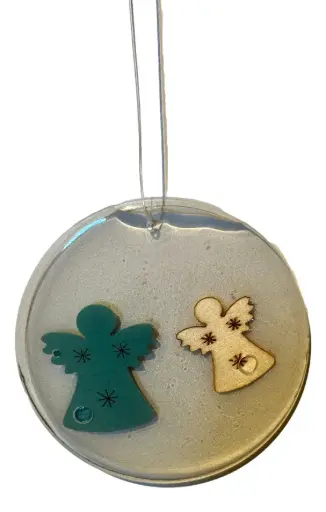 [11725] Resin Angel Tree Ornament