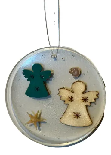 [11726] Resin Angel Tree Ornament