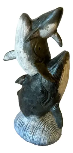 Ceramic Whale Cluster