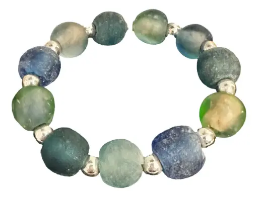 [175] Recycled Glass Bracelet