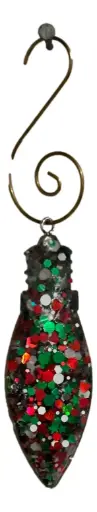[20221] Light Bulb Tree Ornament - Resin 