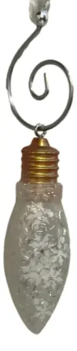 [20222] Light Bulb Tree Ornament - Resin 