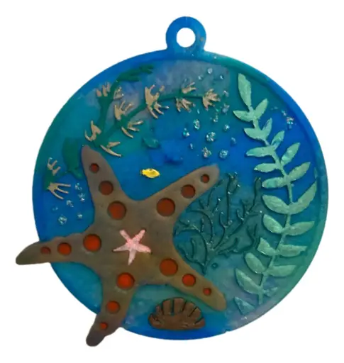 Ocean Series Resin Tree Ornament - Starfish