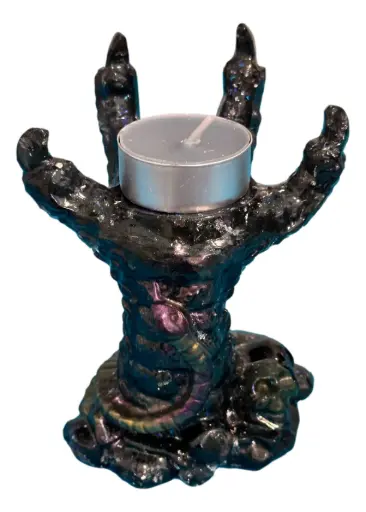 [43192] Serpent's Embrace Votive Resin Stand
