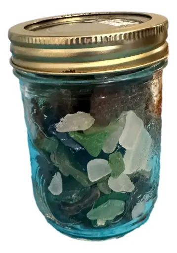 [15607] Bottled Sea Glass  