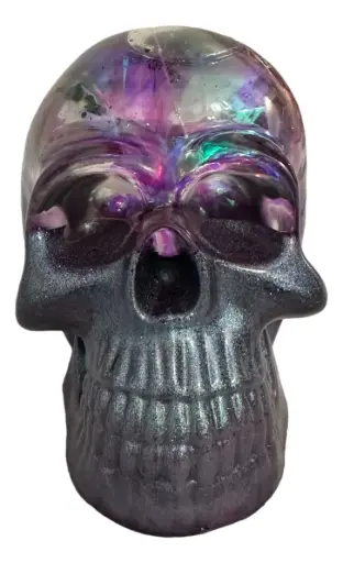 [3441673] Abyssal Blossoms Resin Skull 