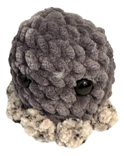 Hand Crocheted Octopus with Baby
