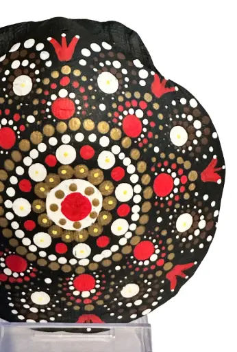 [71313] Hand Painted Scallop Shell 