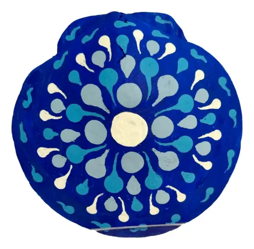 [71316] Hand Painted Scallop Shell