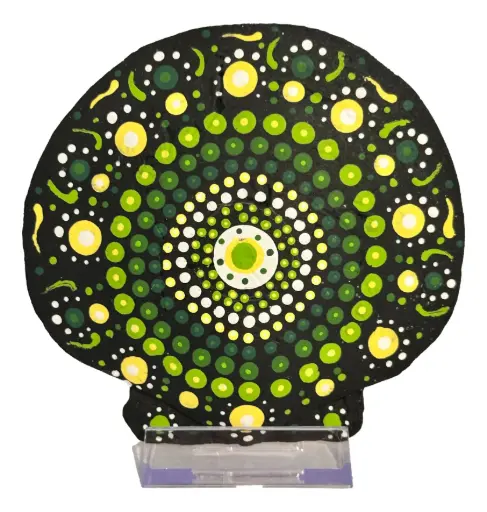 [71317] Hand Painted Scallop Shell