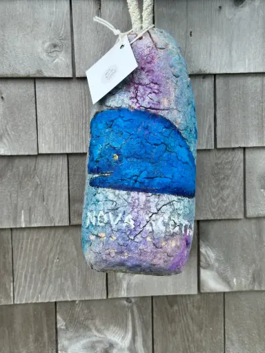 [8873] Hand-painted Funny Sperm Whale Buoy 