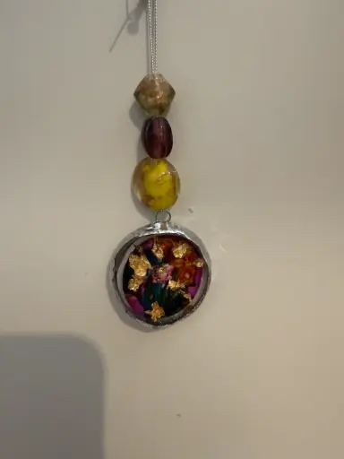 [1913123] Beaded Resin Dangle 