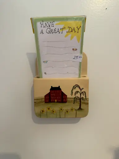 [223085] Ceramic Hanging Note Holder